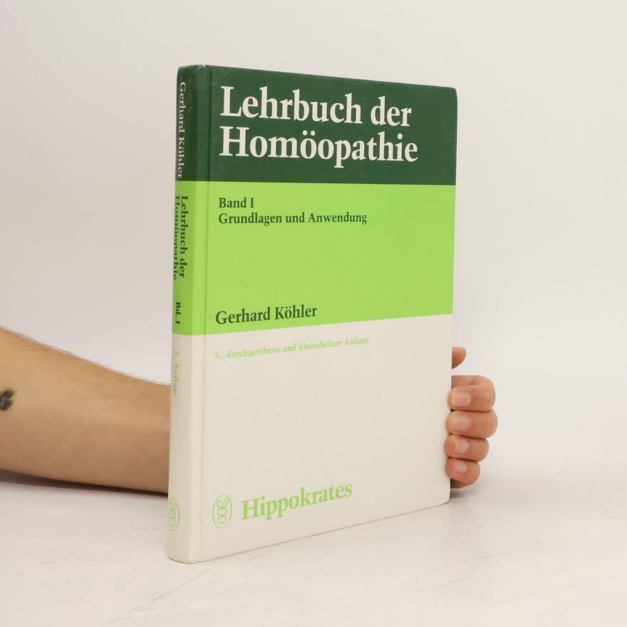 Gerhard Kohler Lehrbuch der Homöopathie