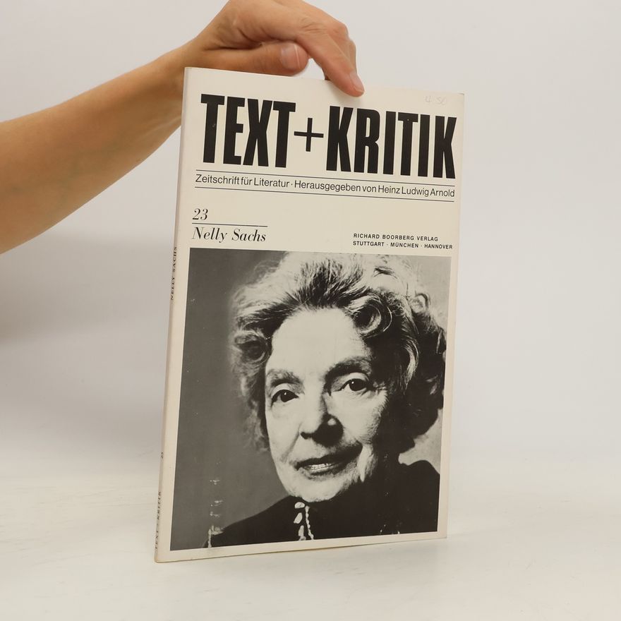 AA.VV. Text + Kritik 23. Nelly Sachs