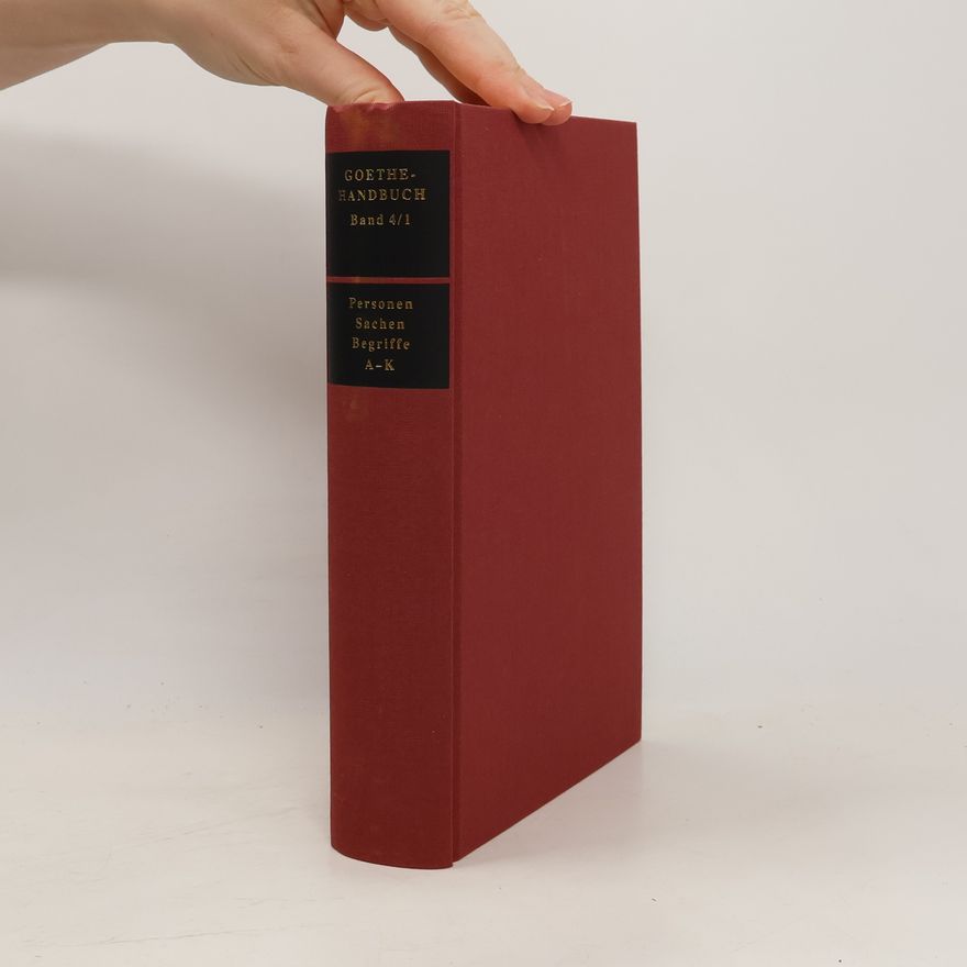 Autorenkollektiv Goethe-Handbuch. Band 4/1