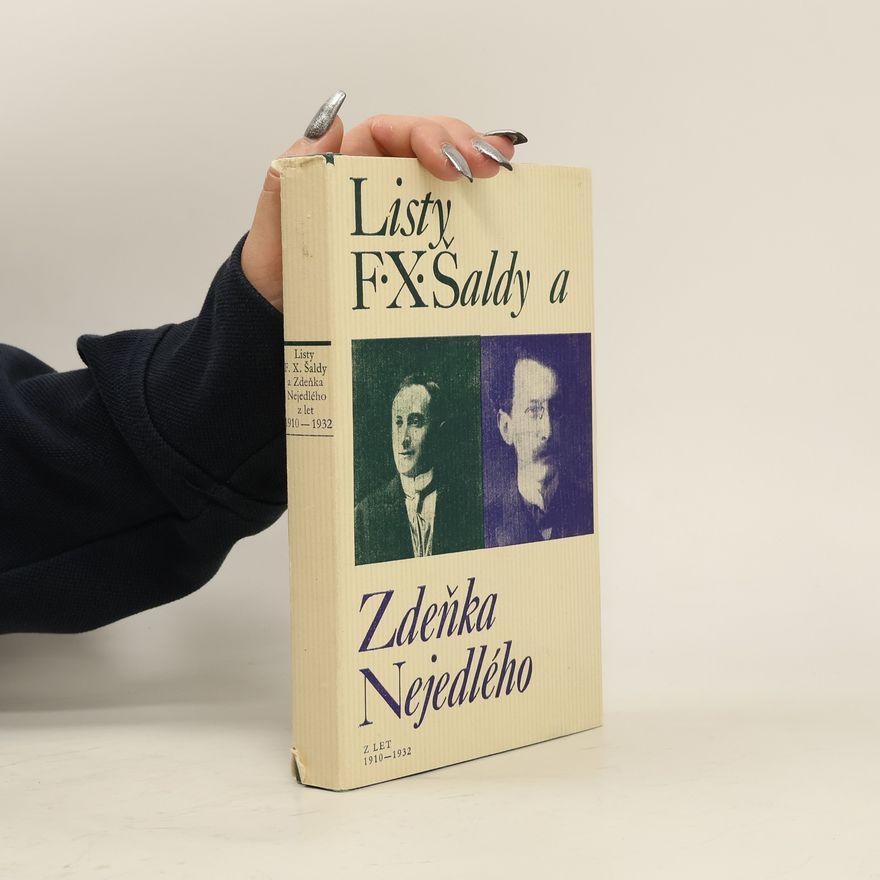 Václav Pekárek Listy F. X. Šaldy a Zdeňka Nejedlého z let 1910-1932