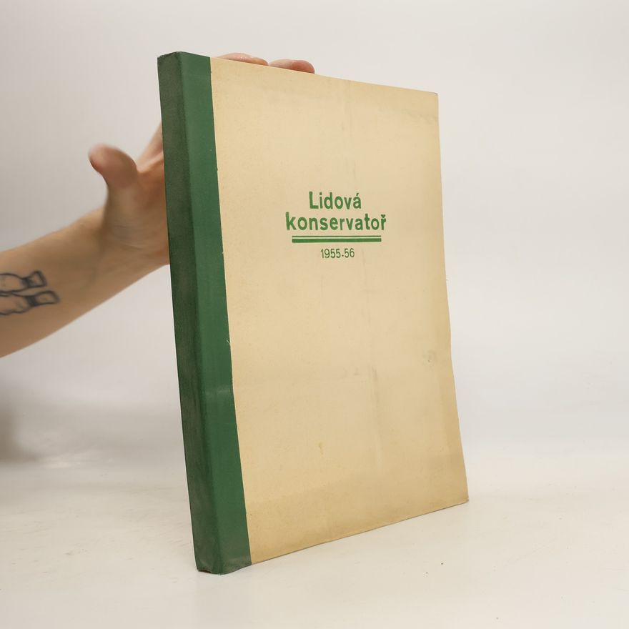 Collectif d'auteurs Lidová konservatoř (1955 - 1956)