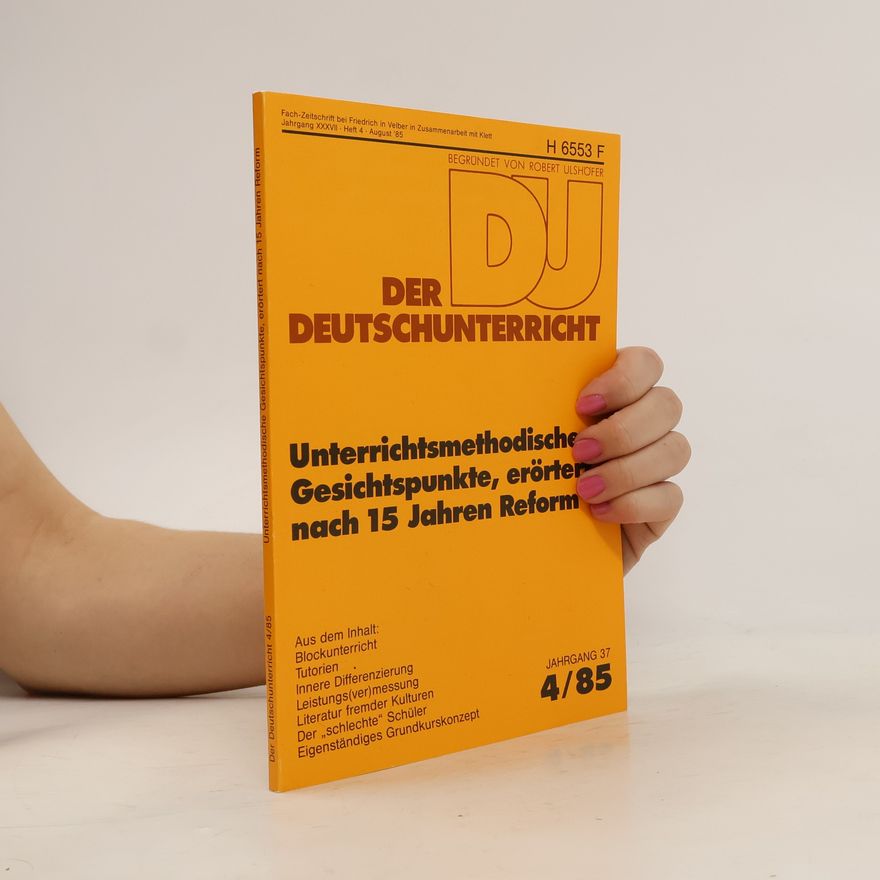 Autorenkollektiv Der Deutschunterricht