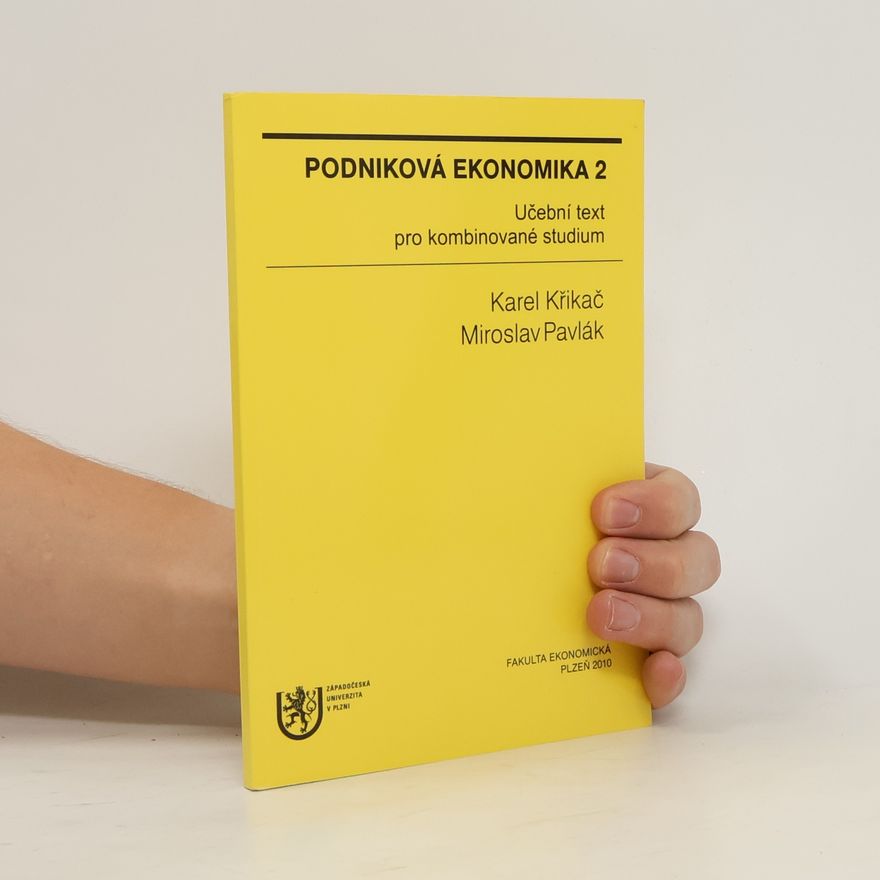 Miroslav Pavlák Podniková ekonomika 2