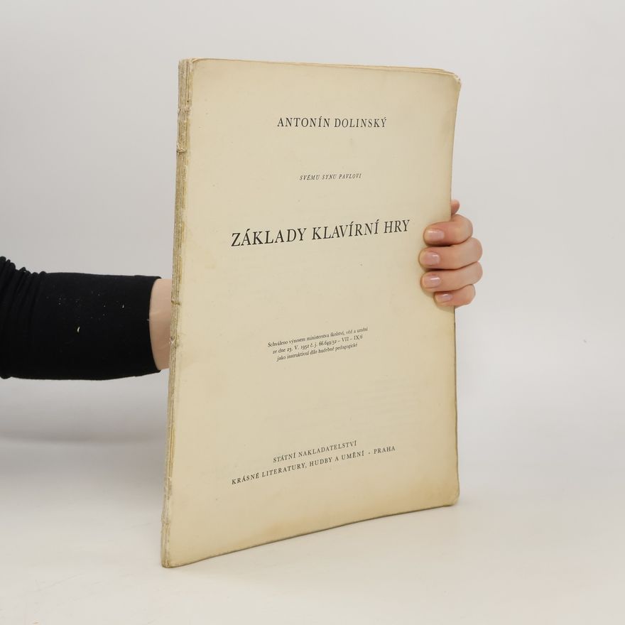 Antonín Dolinský Základy klavírní hry