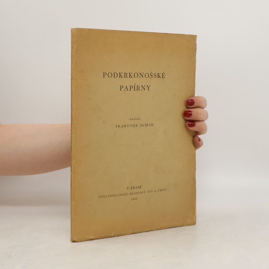 František Zuman Podkrkonošské papírny