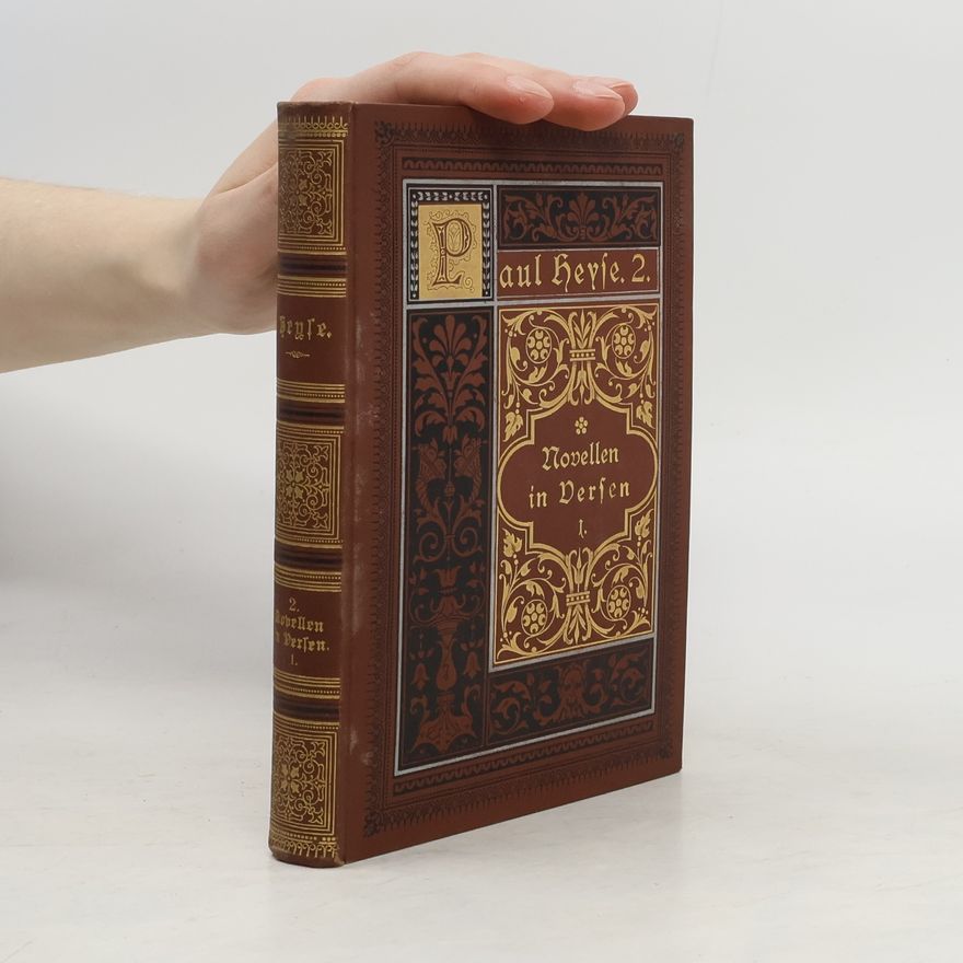 Paul Heyse Novellen in Versen I.