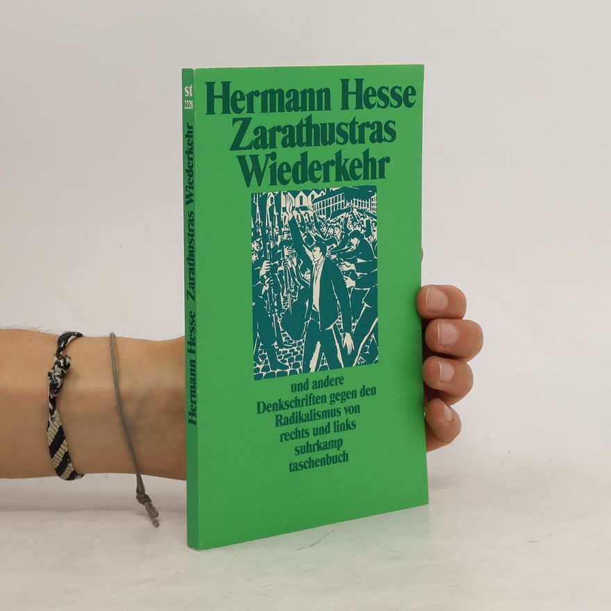 Hermann Hesse Zarathustras Wiederkehr