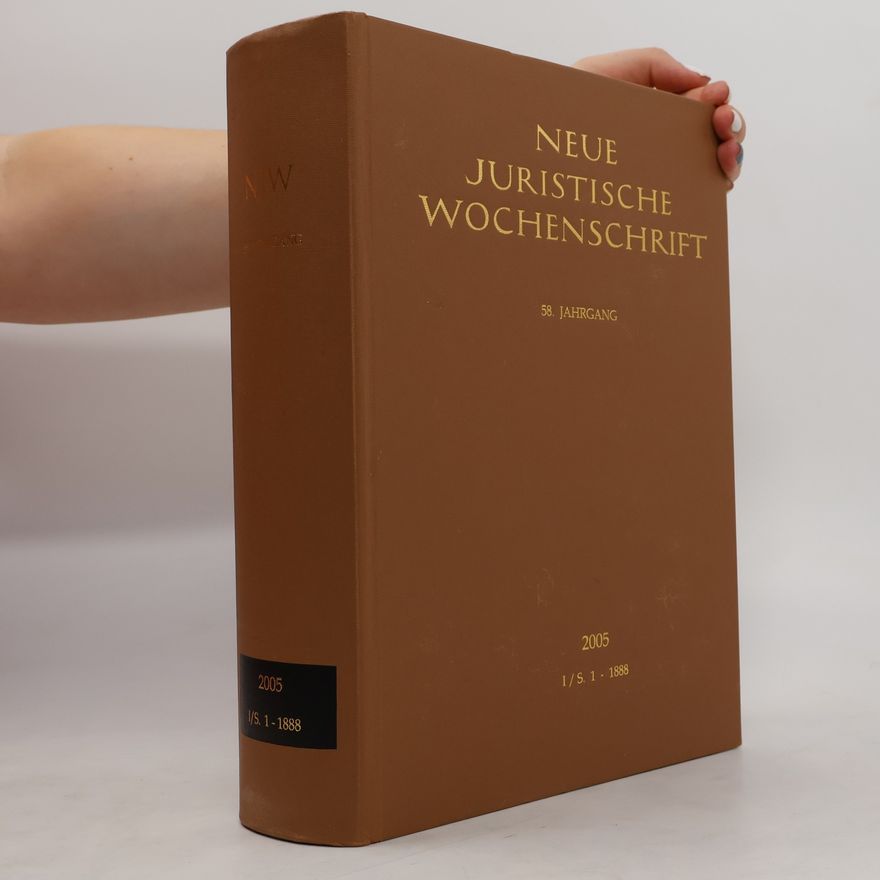 Autorenkollektiv Neue Juristische Wochenschrift 58