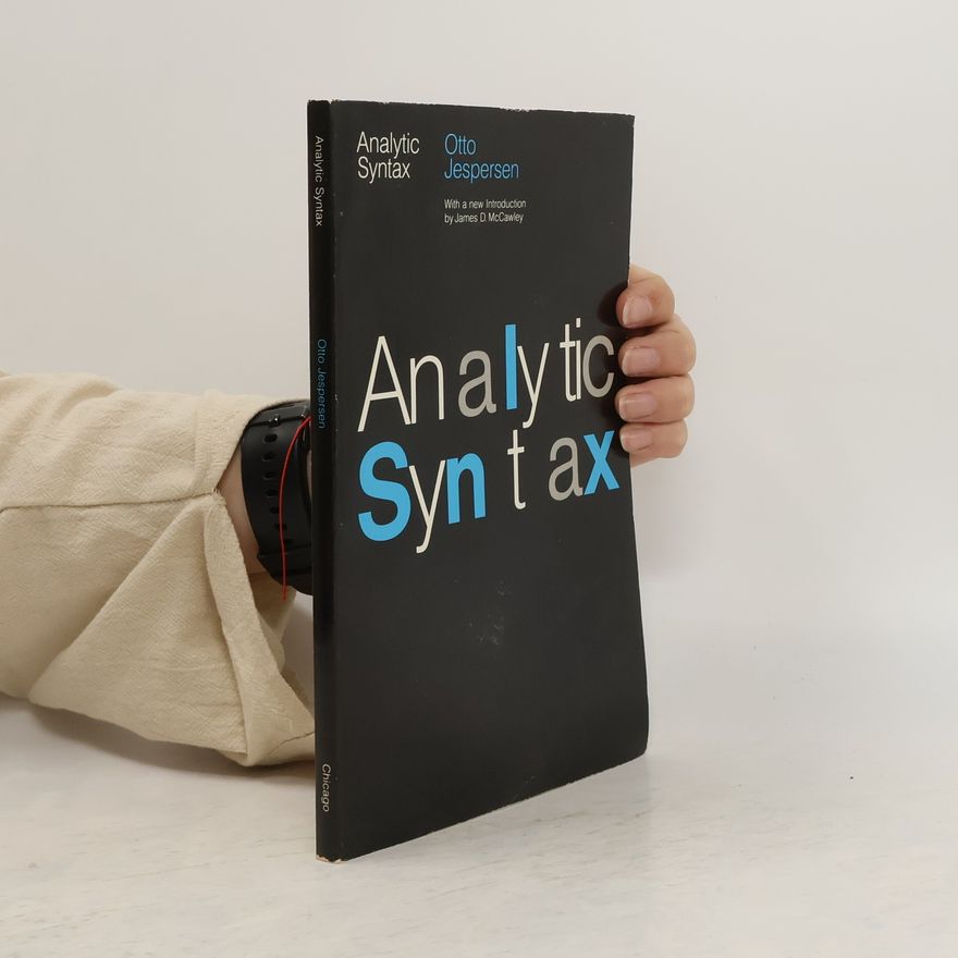 Otto Jespersen Analytic Syntax