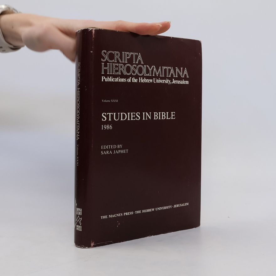 Sara Japhet Studies in Bible