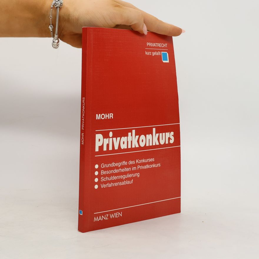Franz Mohr Privatkonkurs