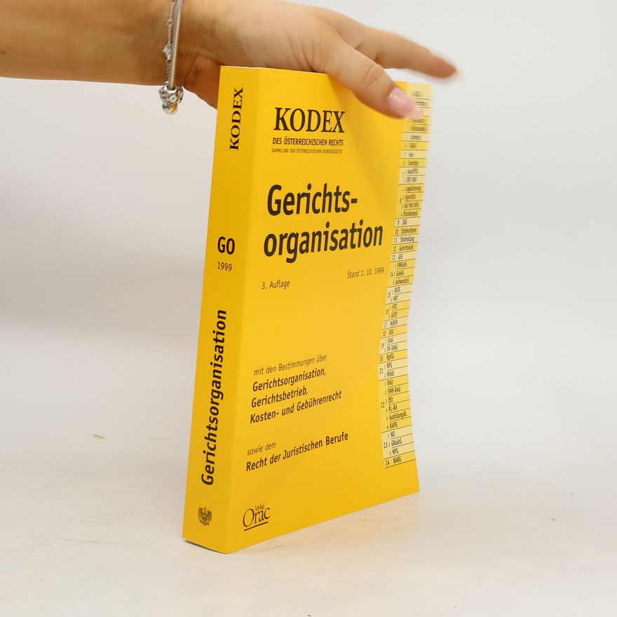 Oskar Maleczky Gerichtsorganisation