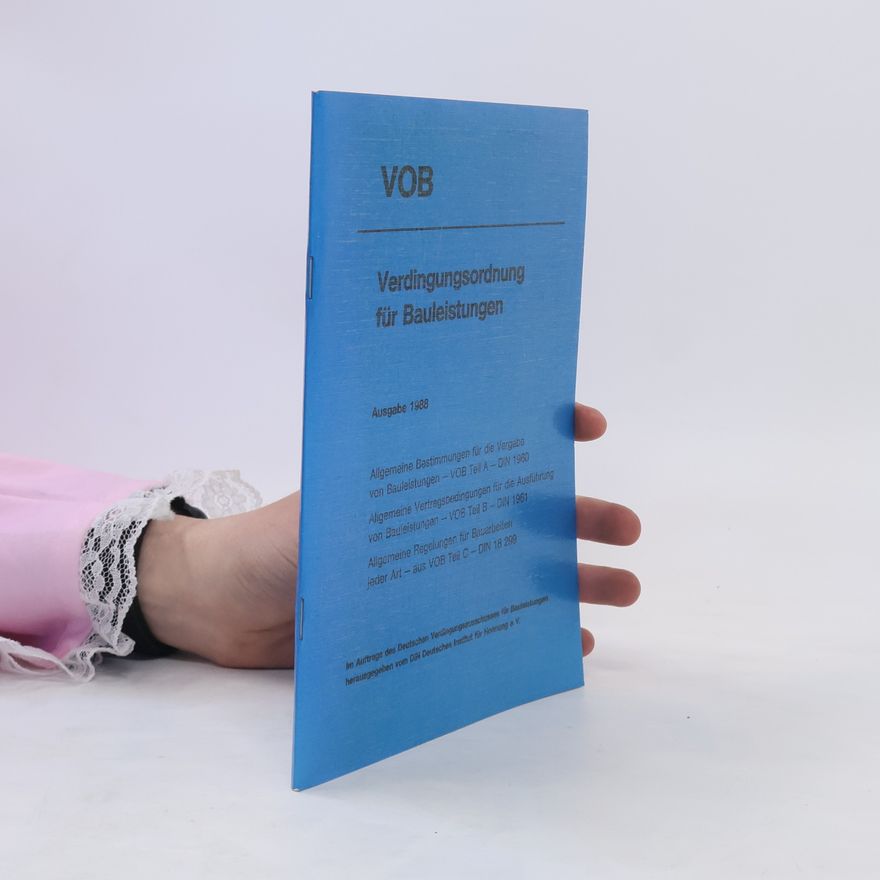 AA.VV. Verdingungsordnung für Bauleistungen