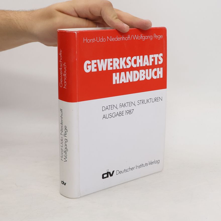 Horst Udo Niedenhoff Gewerkschaftshandbuch