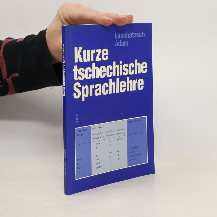 Bohdana Lommatzsch Kurze tschechische Sprachlehre