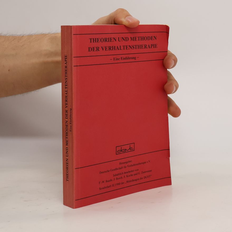 Various authors Theorien und Methoden der Verhaltenstherapie. Eine Einführung
