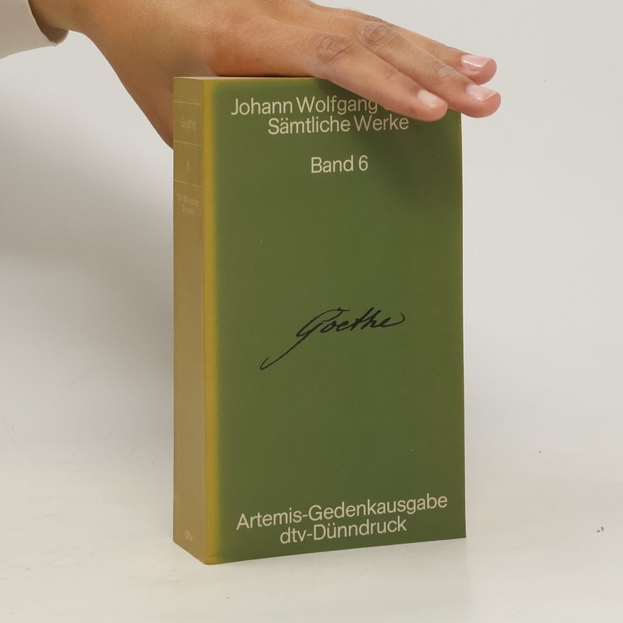 Johann Wolfgang von Goethe Sämtliche Werke 6