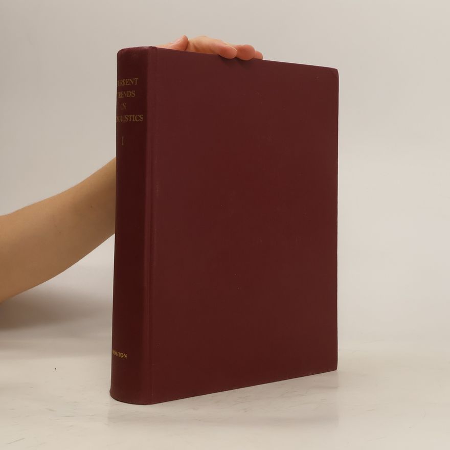 Thomas A. Sebeok Current Trends in Linguistics