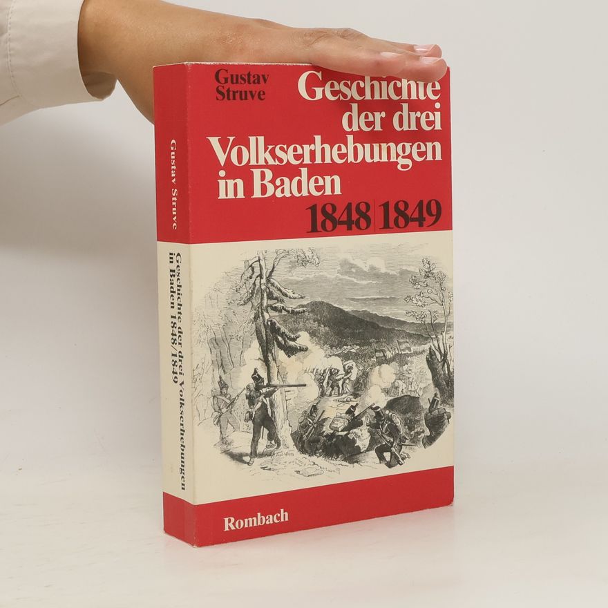 Gustav Struve Geschichte der drei Volkserhebungen in Baden