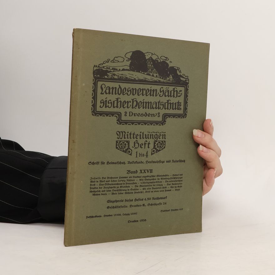 AA.VV. Mitteilungen des Landesvereins Sächsischer Heimatschutz Band XXVII