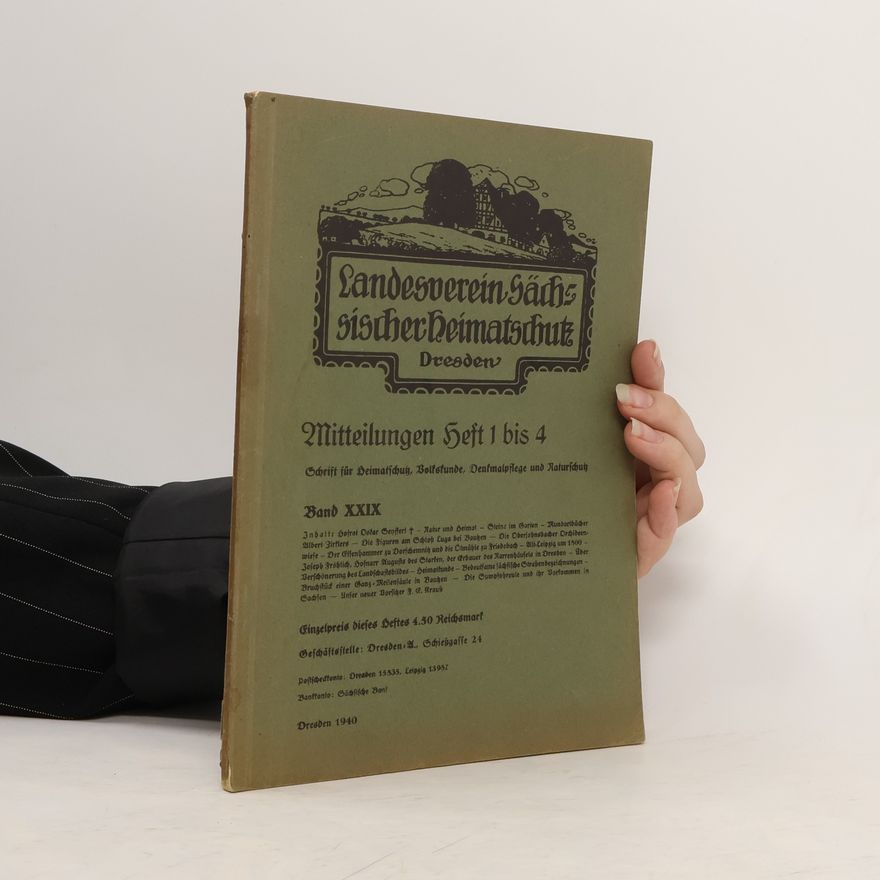 AA.VV. Landesverein Sächsischer Heimatschutz Dresden Band XXIX
