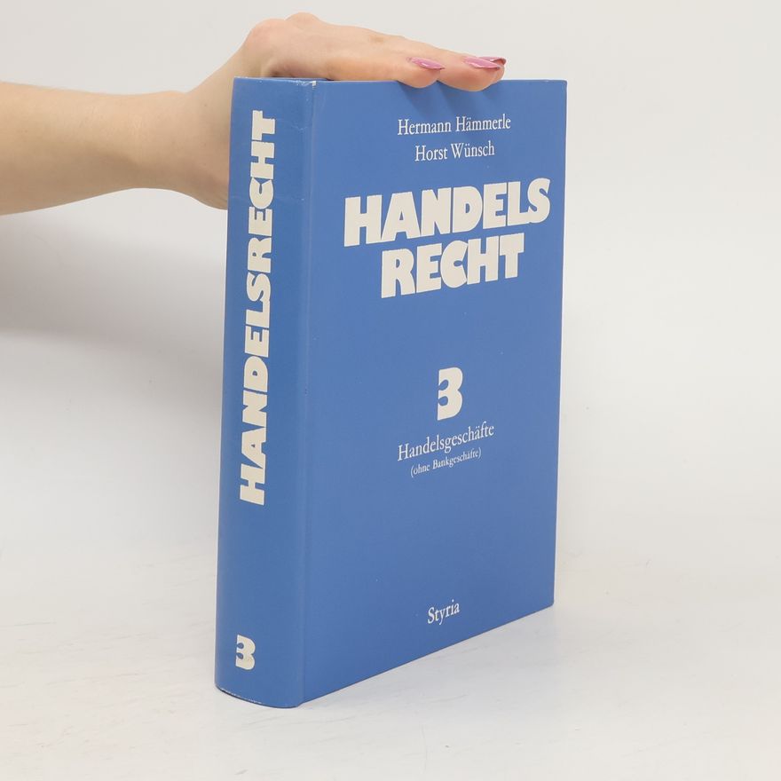 Hermann Hämmerle Handelsrecht 3