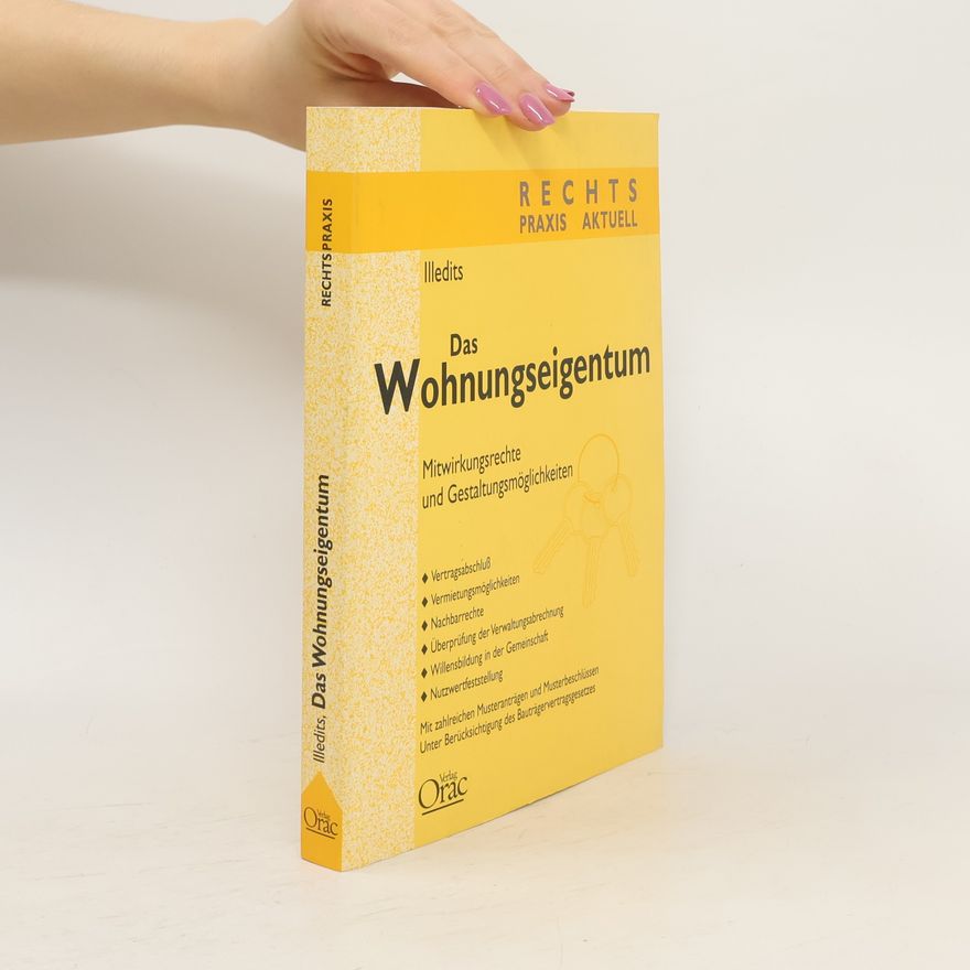Alexander Illedits Das Wohnungseigentum