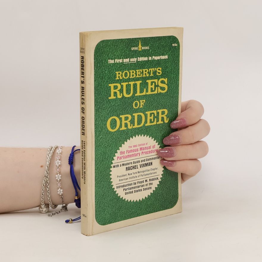 Autorenkollektiv Robert's Rules of Order