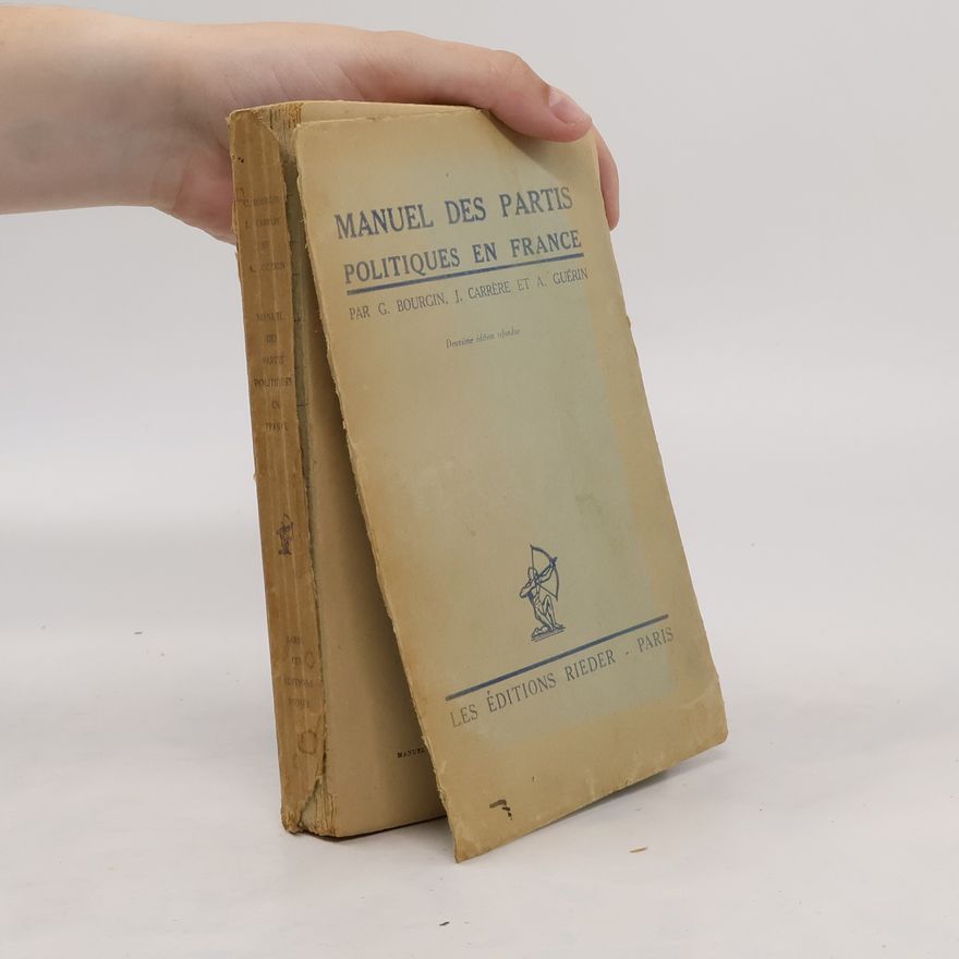 André Guérin Manuel des Partis politiques en France
