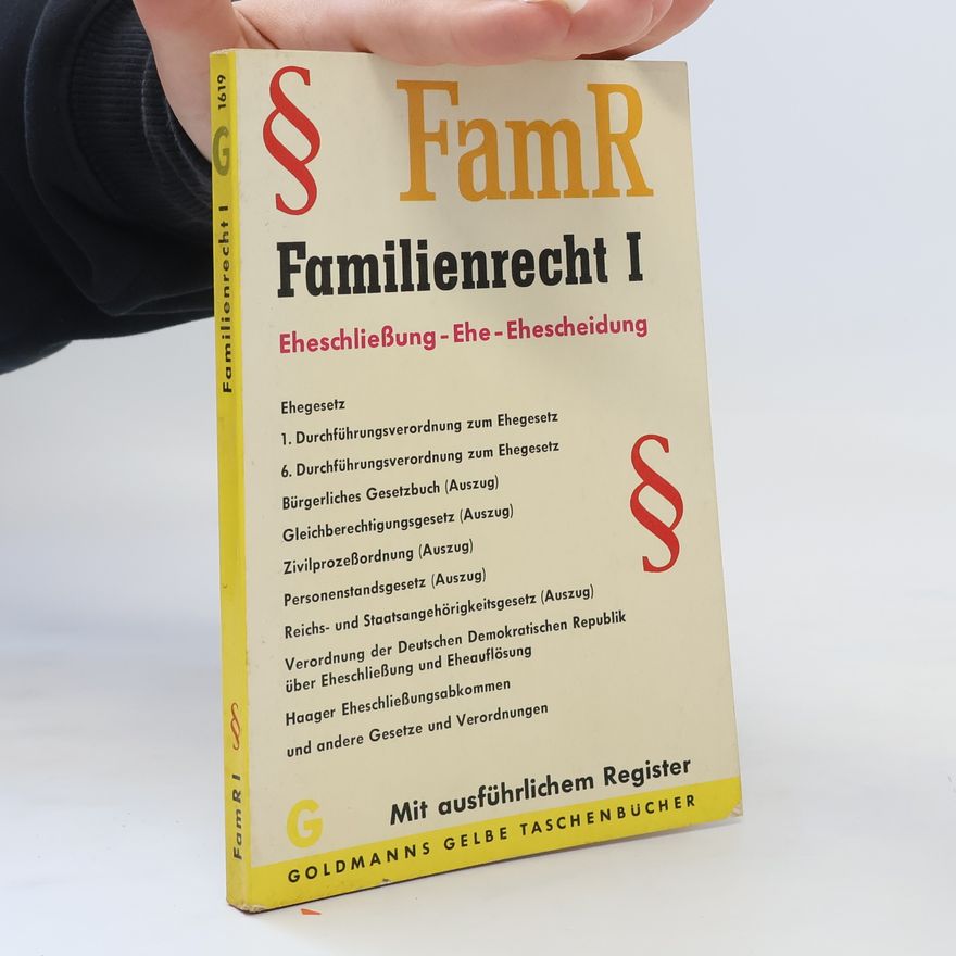 Various authors FamR. Familienrecht I