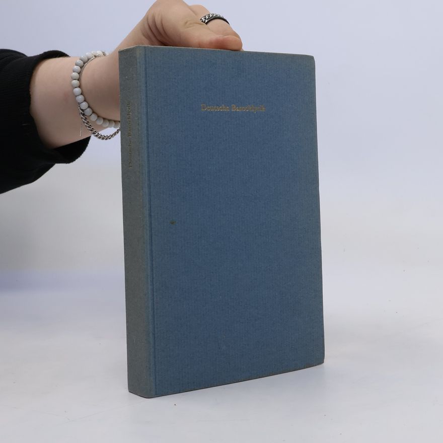 Various authors Deustche Barocklyrik