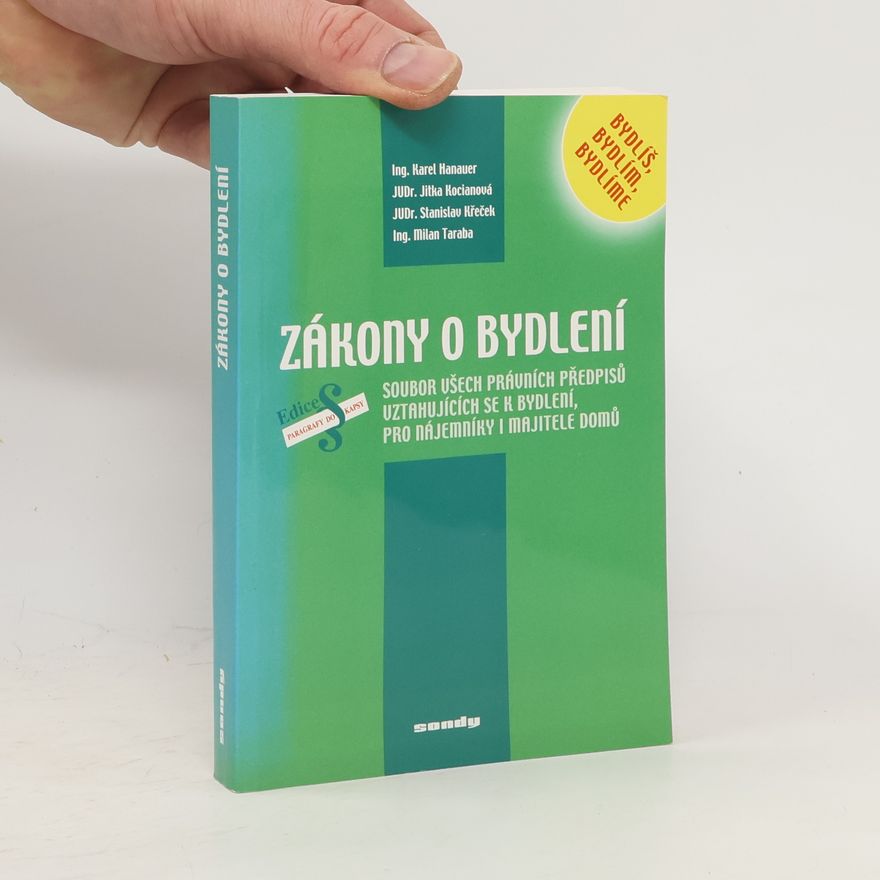 Karel Hanauer Zákony o bydlení