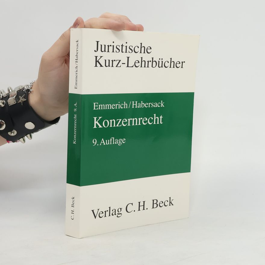 Volker Emmerich Konzernrecht