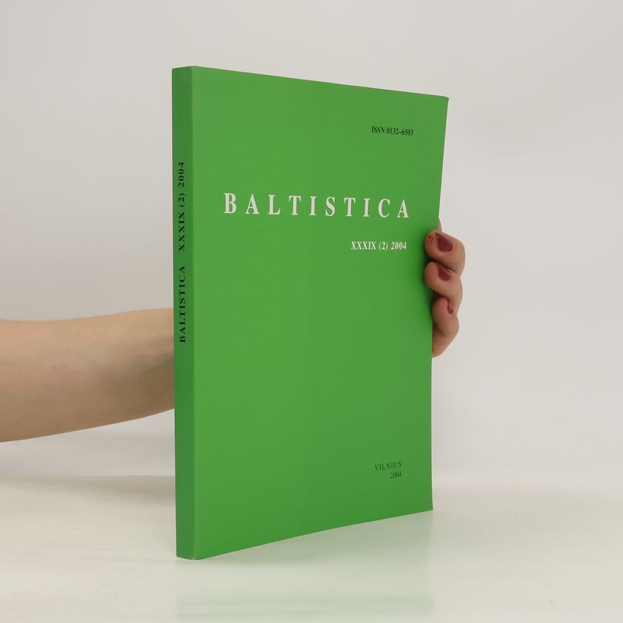 Kolektív autorov Baltistica ΧΧΧΙΧ (2) 2004