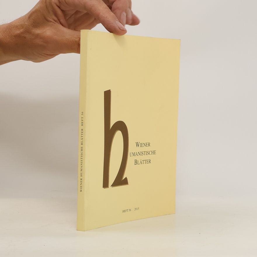 Autorenkollektiv Wiener humanistische Blätter Heft 56