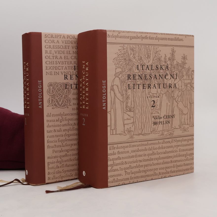 Jiří Pelán Italská renesanční literatura. Antologie 1 - 2