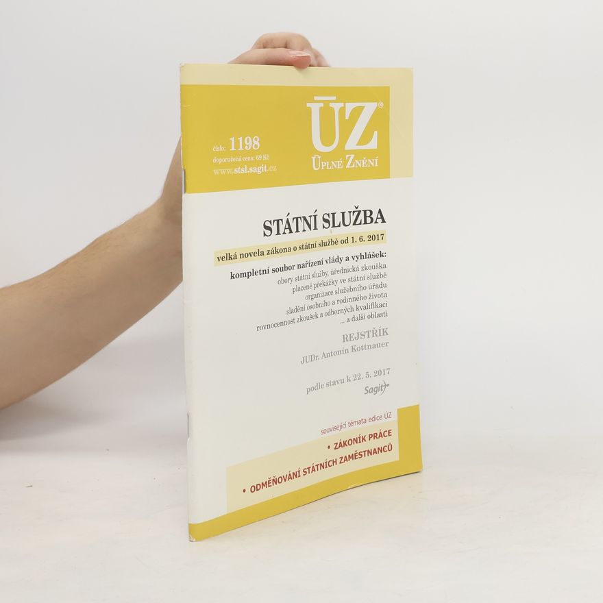 Kolektiv autorů Státní služba. ÚZ č. 1198