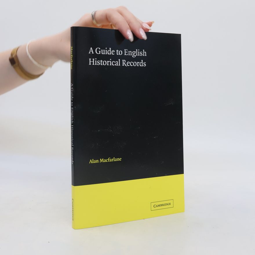 Alan Macfarlane English Historical Records