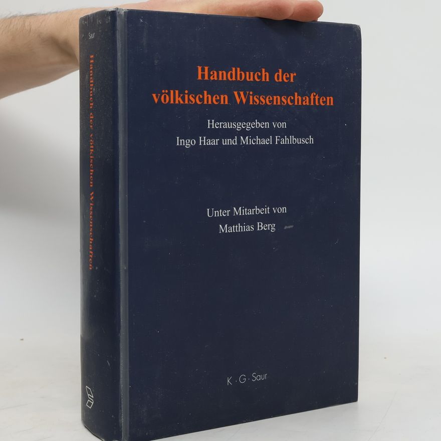 Ingo Haar Handbuch der völkischen Wissenschaften