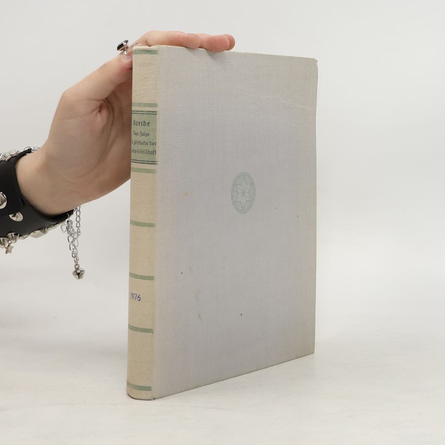 Karl-Heinz Hahn  Goethe Jahrbuch 1976