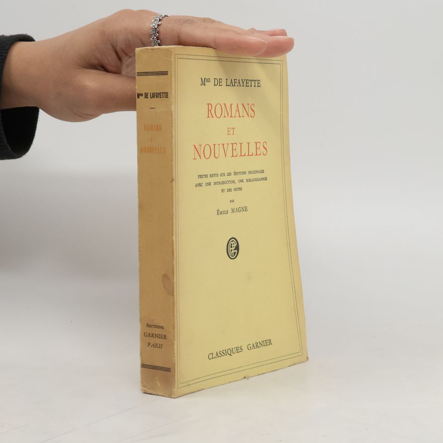 Marie-Madeleine de La Fayette Romans et nouvelles