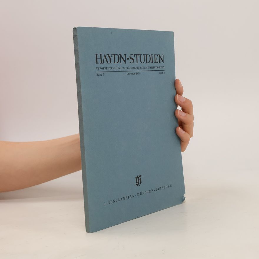 Jozef Haydn Haydn-Studien