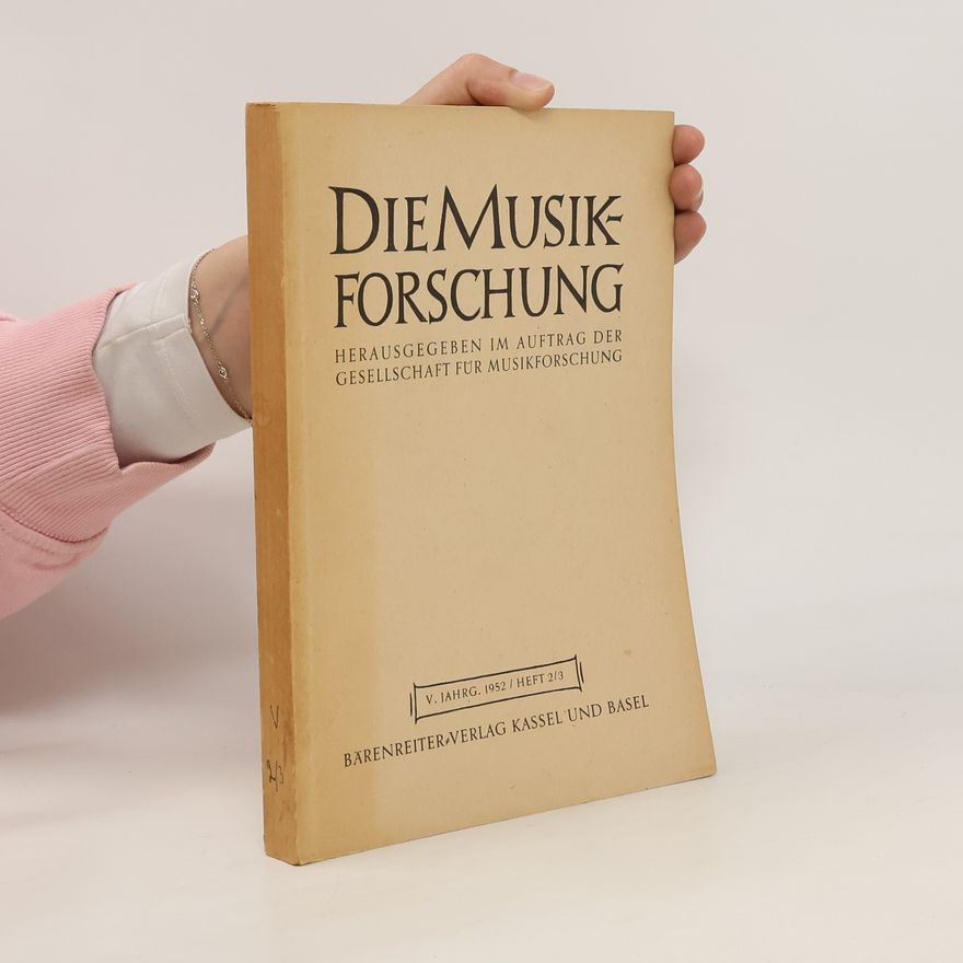 Kolektiv autorů Die Musikforschung 2-3/1952