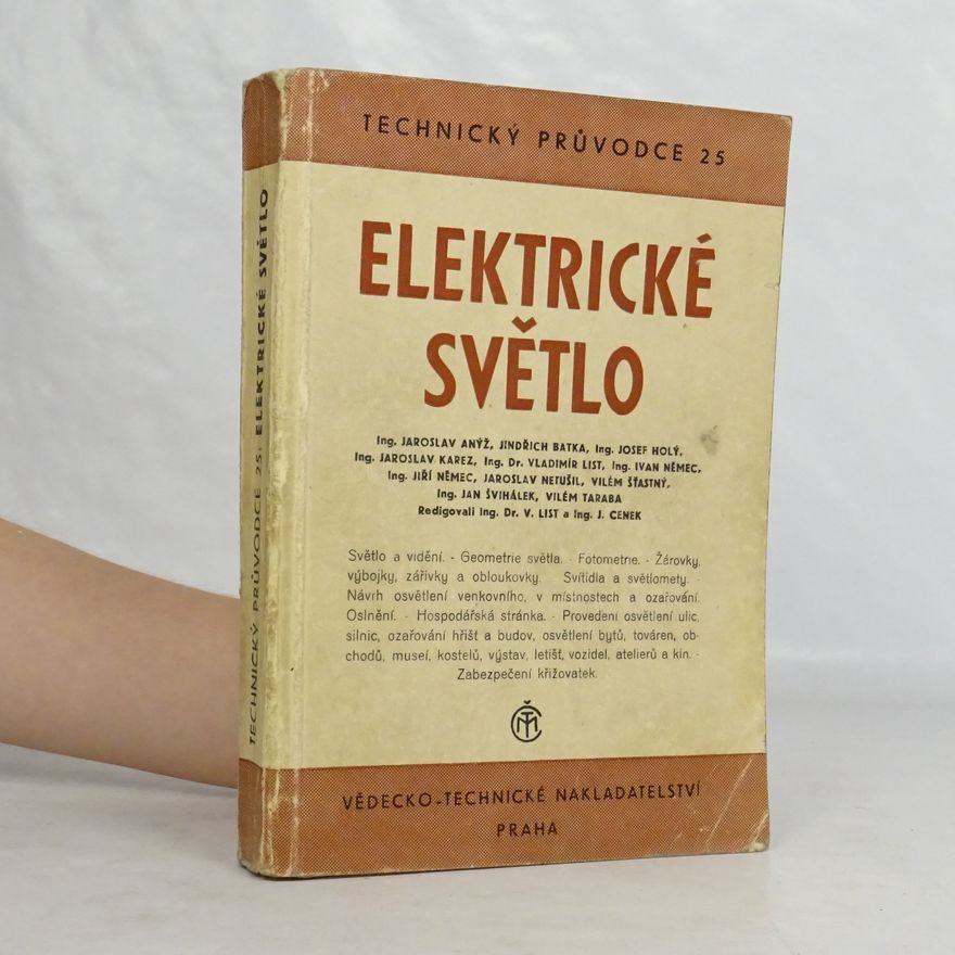Jindřich Batka Elektrotechnika VI: Elektrické světlo