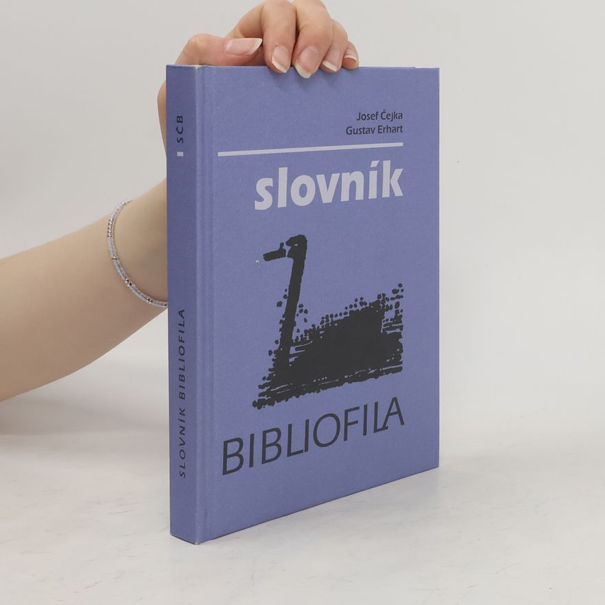 Josef Čejka Slovník bibliofila