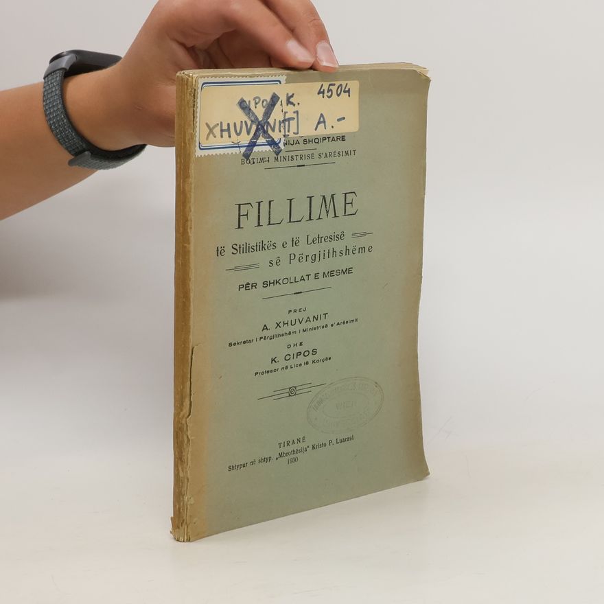 Collectif d'auteurs Fillime të stilistikës e të letërsisë së përgjithshëme