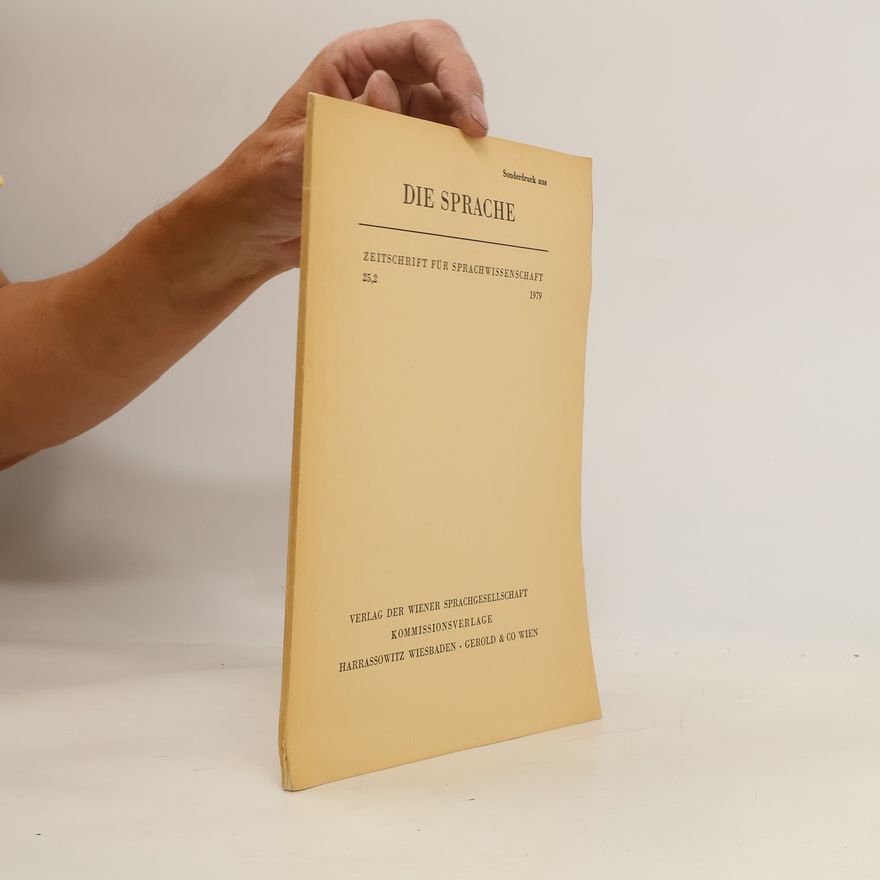 Various authors Die Sprache 25,2-1979