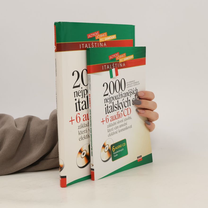 Eva Ferrarová 2000 nejpoužívanějších italských slov + 6 CD