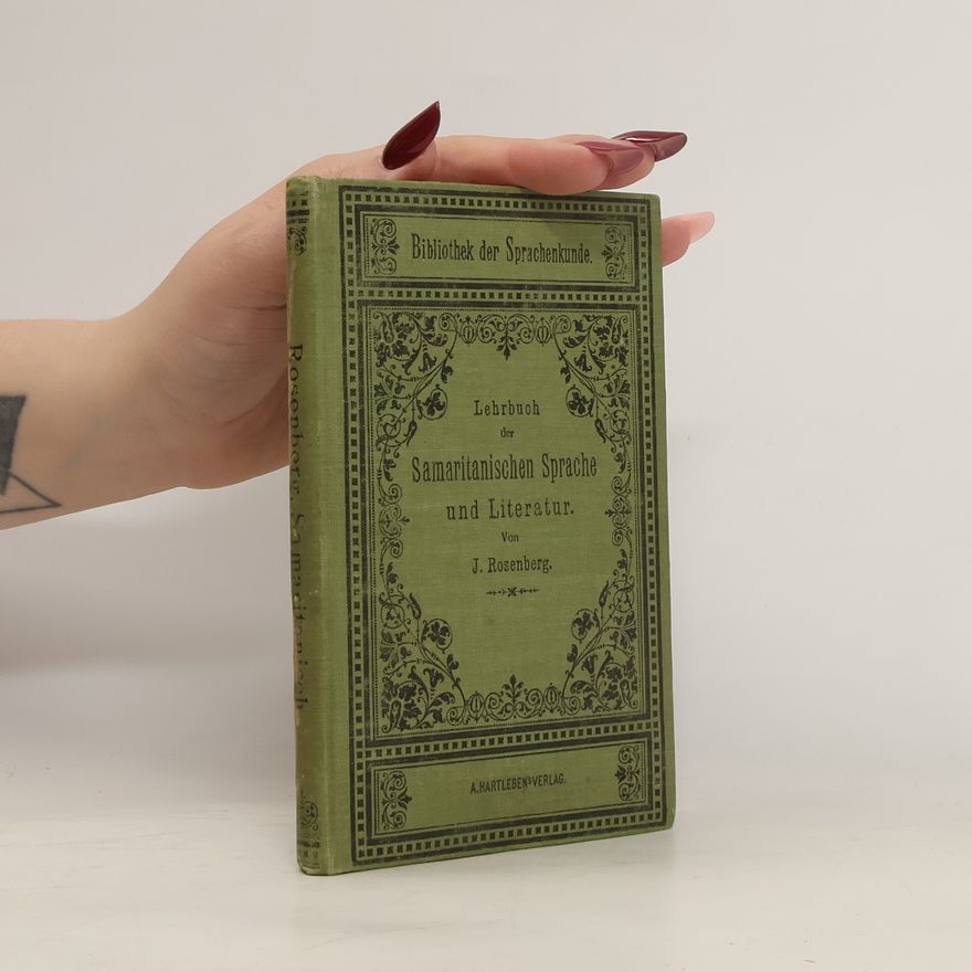J. Rosenberg Lehrbuch der samaritanischen Sprache und Literatur
