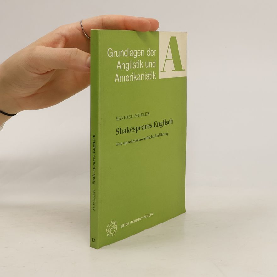Manfred Scheler Shakespeares Englisch